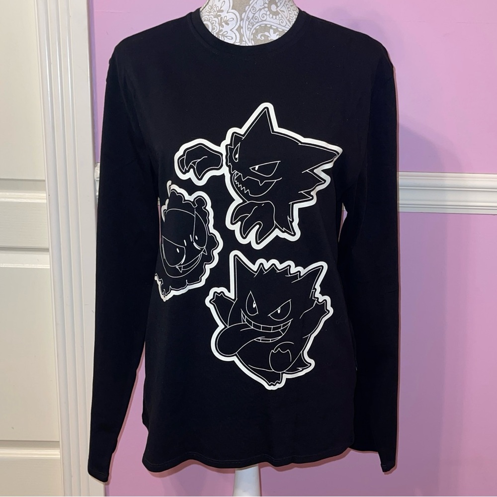Blackmilk pokemon ghost gengar gastly top emo goth gothic streetwear